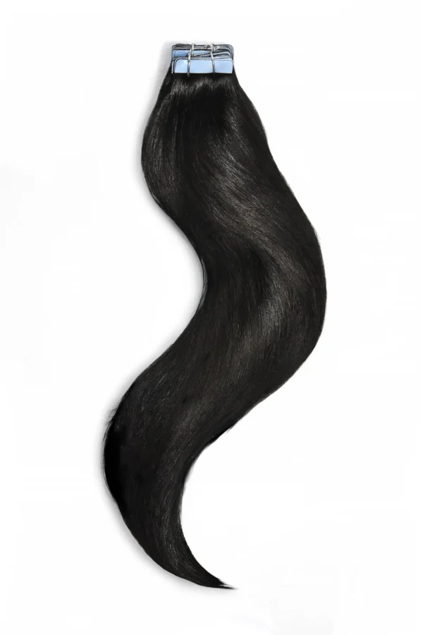 20" Tape-In Hair Extensions - #1 Jet Black