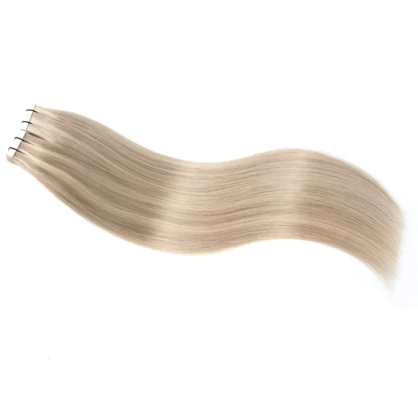 20" Tape-In Hair Extensions - #12 Golden Honey - Image 3