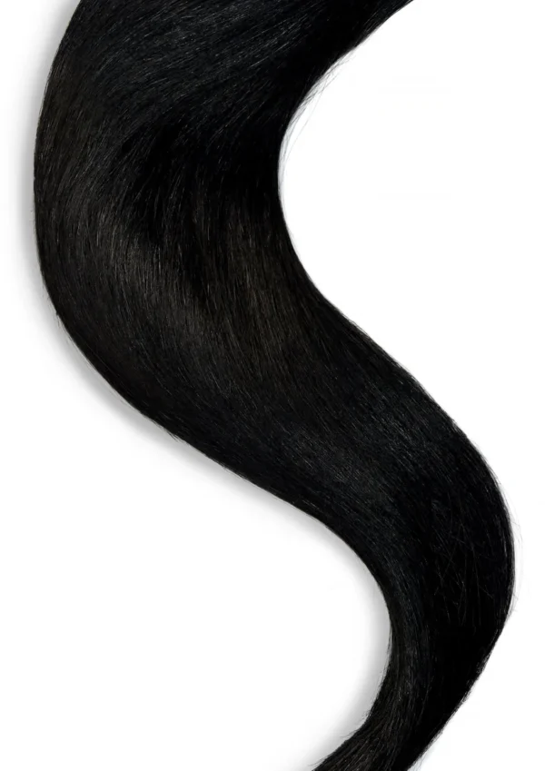 20" Tape-In Hair Extensions - #1 Jet Black - Image 3