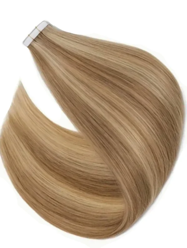 24" Tape-In Hair Extensions - #P18/613 Golden Fusion