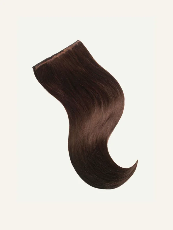 24" Tape-In Hair Extensions - #2 Cocoa Brown - Image 3