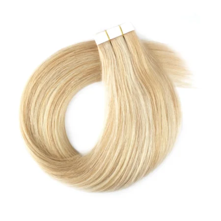 22" Tape-In Hair Extensions - #613 Sunset Blonde