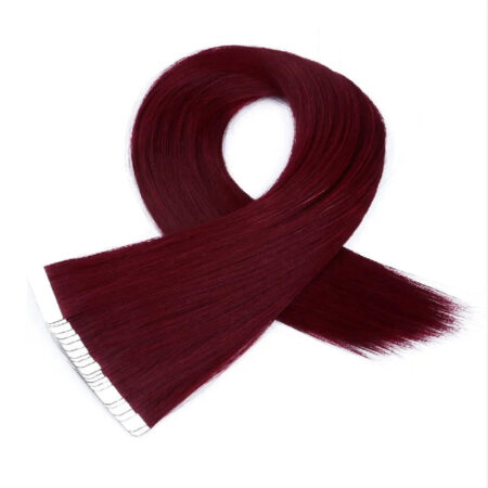 20" Tape-In Hair Extensions - #99J Deep/Wine Red