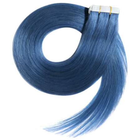 20" Tape-In Hair Extensions - #Midnight Navy