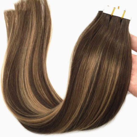 20" Tape-In Hair Extensions - #P3-27 Caramel Crush