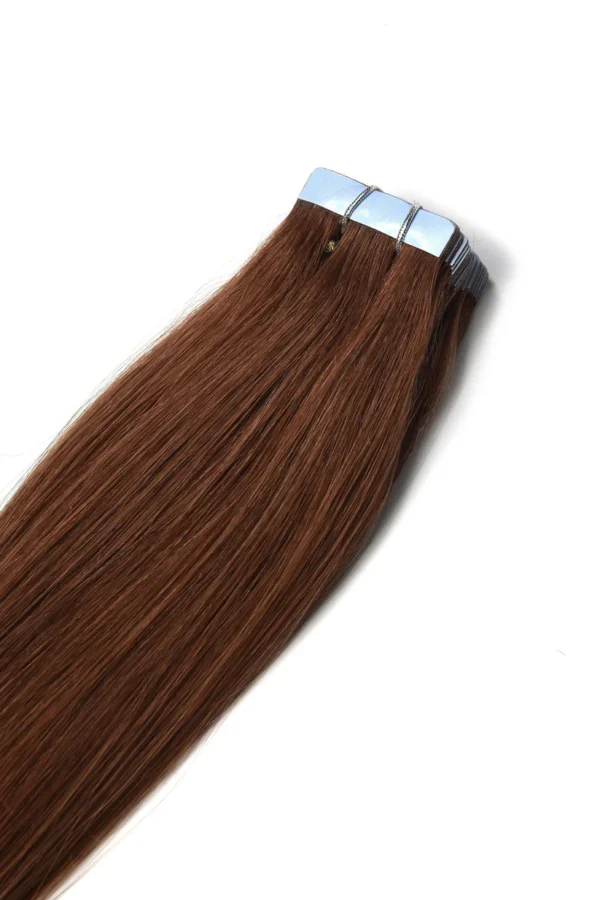 20" Tape-In Hair Extensions - #33 Chestnut Flame - Image 2