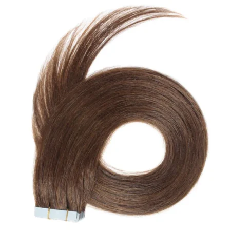 20" Tape-In Hair Extensions - #6 Velvet Brown